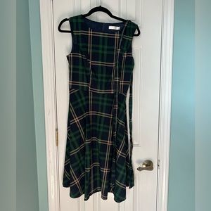 Plaid vintage dress - great for Halloween!
